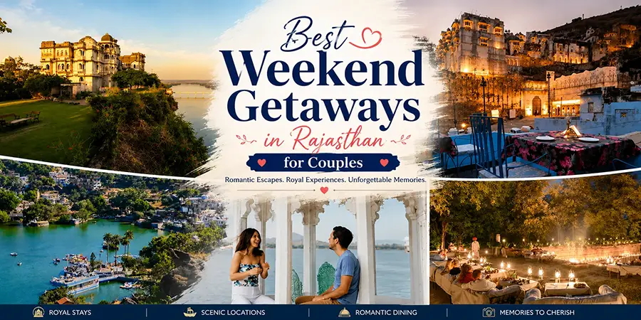 Best Weekend Getaways in Rajasthan for Couples — Royal Escapes Worth Every Kilometre