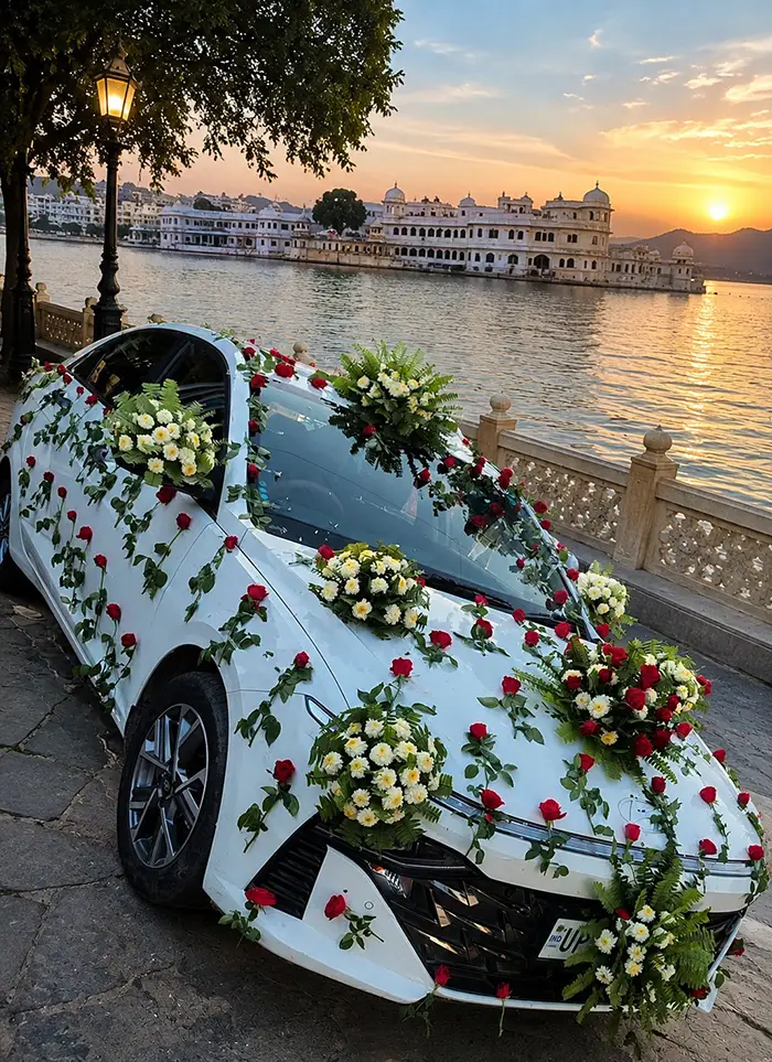 wedding car rental services in udaipur