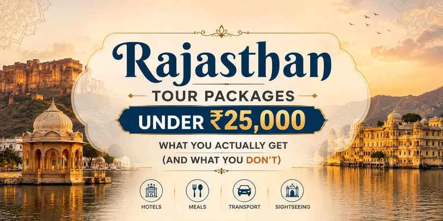 Rajasthan Tour Packages Under ₹25,000: What You Actually Get (And What You Don’t)