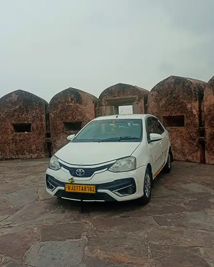 Toyota Etios sedan rental in Rajasthan